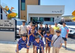 ทืมบัวสุวรรณ FC จัด กิจกรรมฟุตบอล กตัญญูรู้คุณคนห่าง สิ่งยั่วยุทางโทรศัพท์มือถือห่างไกล ยาเสพติด