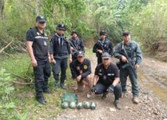 แม่ฮ่องสอน-ทหารพราน 36 สนธิกำลังร่วม ปกครองแม่สะเรียง ตำรวจ ปปส.ภาค 5 ยึดฝิ่นดิบ 10 ก้อน นำ้หนัก 16 กก.