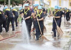 กาฬสินธุ์ ผู้ว่าฯ กาฬสินธุ์นำจิตอาสาทำความสะอาดเมืองครั้งใหญ่เตรียมรับเสด็จ