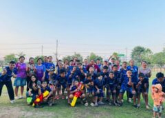 สมุทรสาคร-ทีมบัวสุวรรณ FC จัดกิจกรรมสืบสานประเพณีสงกรานต์