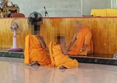 หนองบัวลำภู-ฝ่ายปกครองหนองบัวลำภูรับแจ้งพระมั่วสุมเสพยาบ้าพบปัสสาวะสีม่วง 2 รูป