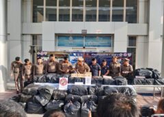 ปทุมธานี- ผบช.ภ.1 แถลงจับแถลงจับยา 8.9 ล้านเม็ด ผู้ต้องหา 4 คน แก๊งค์เปาK2