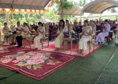 ศรัทธาแน่นวัดทุ่งไทรทอง! จัดทอดผ้าป่าสามัคคีสมทบทุนอบรมวิปัสสนาจารย์ พุทธศาสนิกชนร่วมบุญคับคั่ง