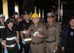 ผบ.ตร. ลงพื้นที่ตรวจสอบเหตุเพลิงไหม้โรงเบียร์ย่านลาดพร้าว สั่งเร่งประสานช่วยเหลือผู้บาดเจ็บ พิสูจน์อัตลักษณ์ผู้เสียชีวิต และเร่งสอบสวนพิสูจน์หลักฐาน