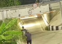 ราชบุรี- กล้องวงจรปิดจับชัด 2 ชายลอบตัดสายไฟ