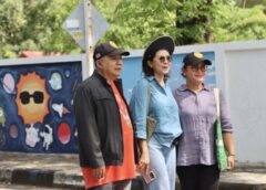ตราด -แลนด์มาร์คท่องเที่ยว ถ่ายทอดศิลปะ บนกำแพงโรงเรียน ความยาวกว่า 100 เมตร โรงเรียนคลองใหญ่วิทยาคมชายแดนตราด